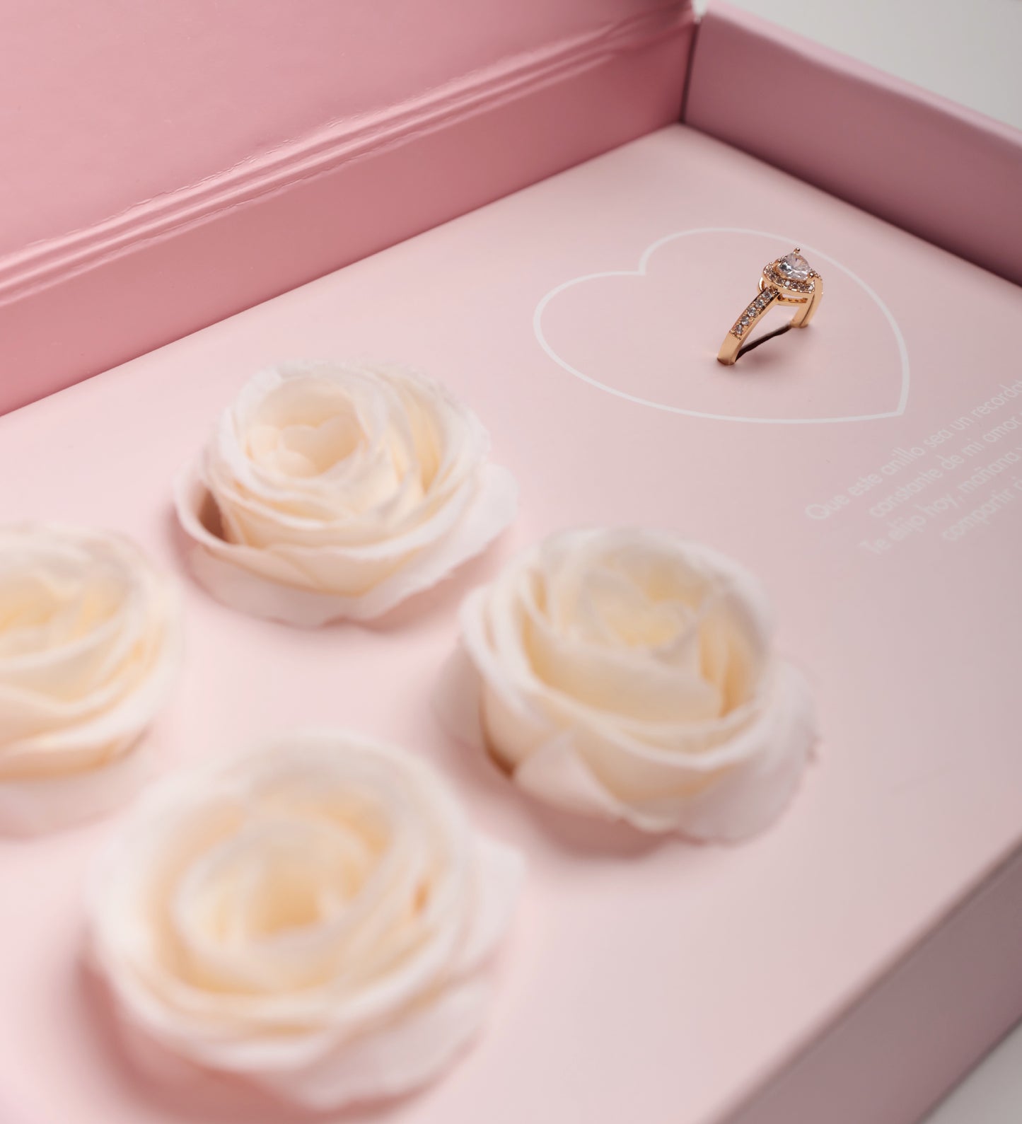 Anillo amor - rodio