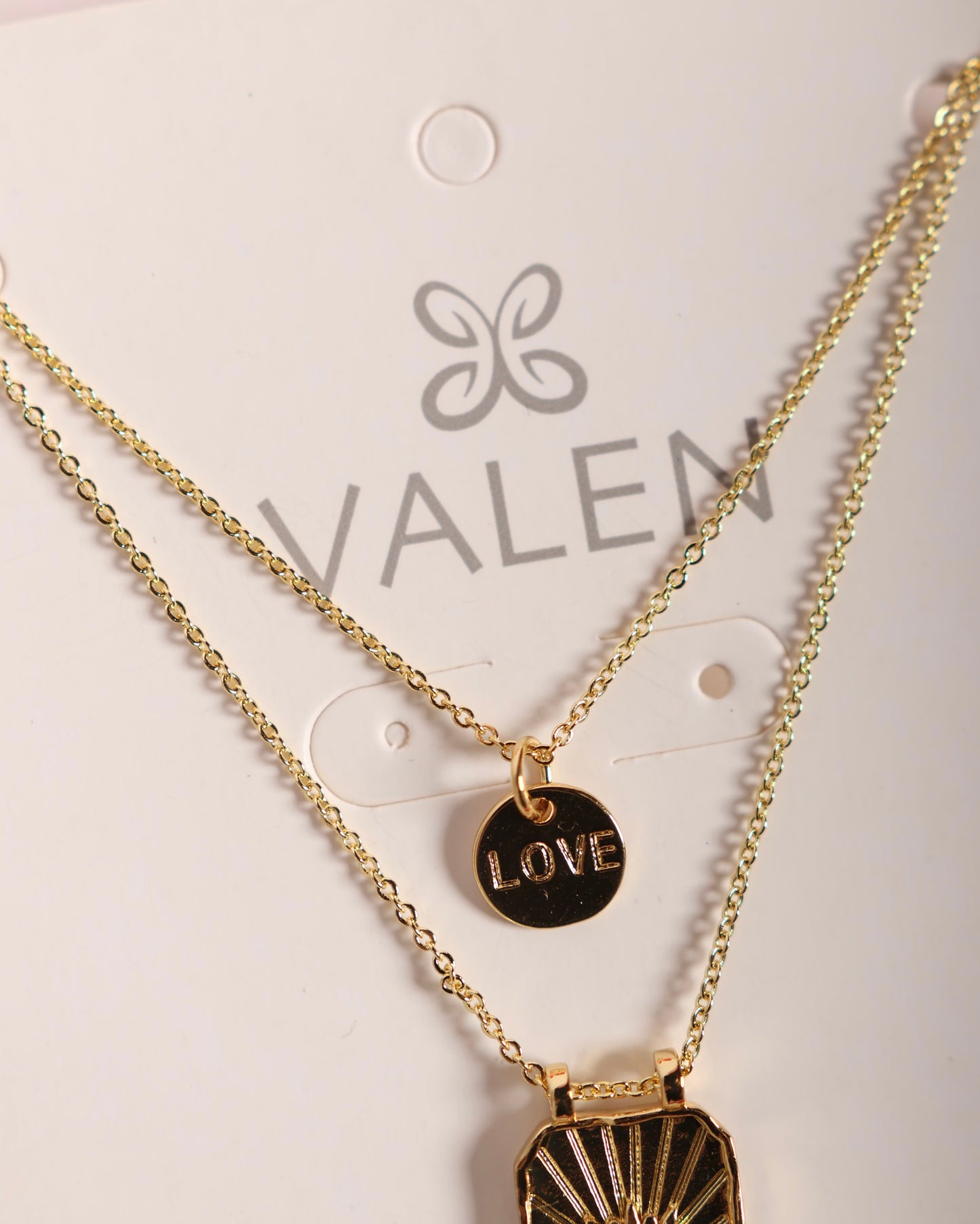 Collar dúo- amor y amistad