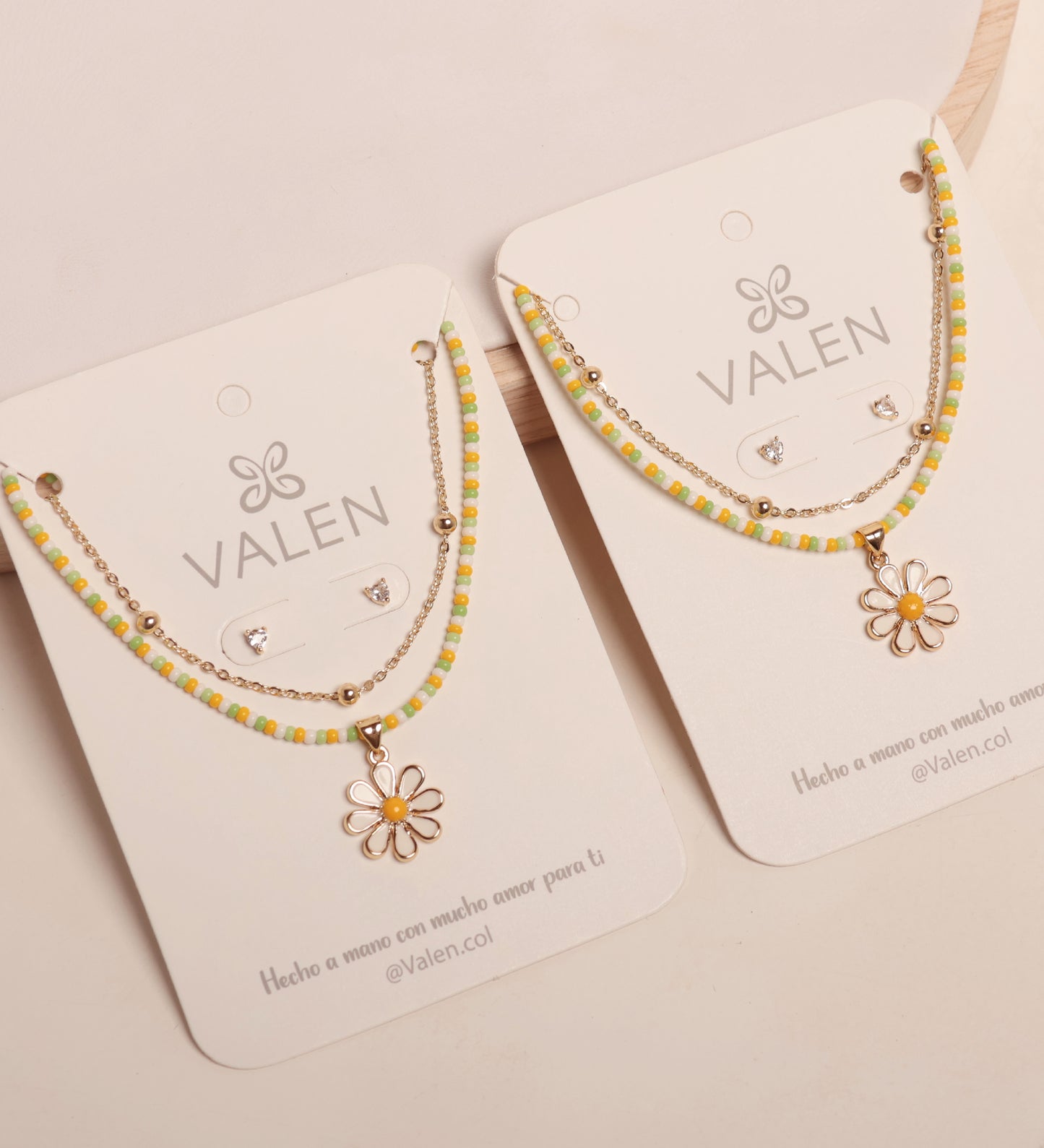 Collar margarita colores