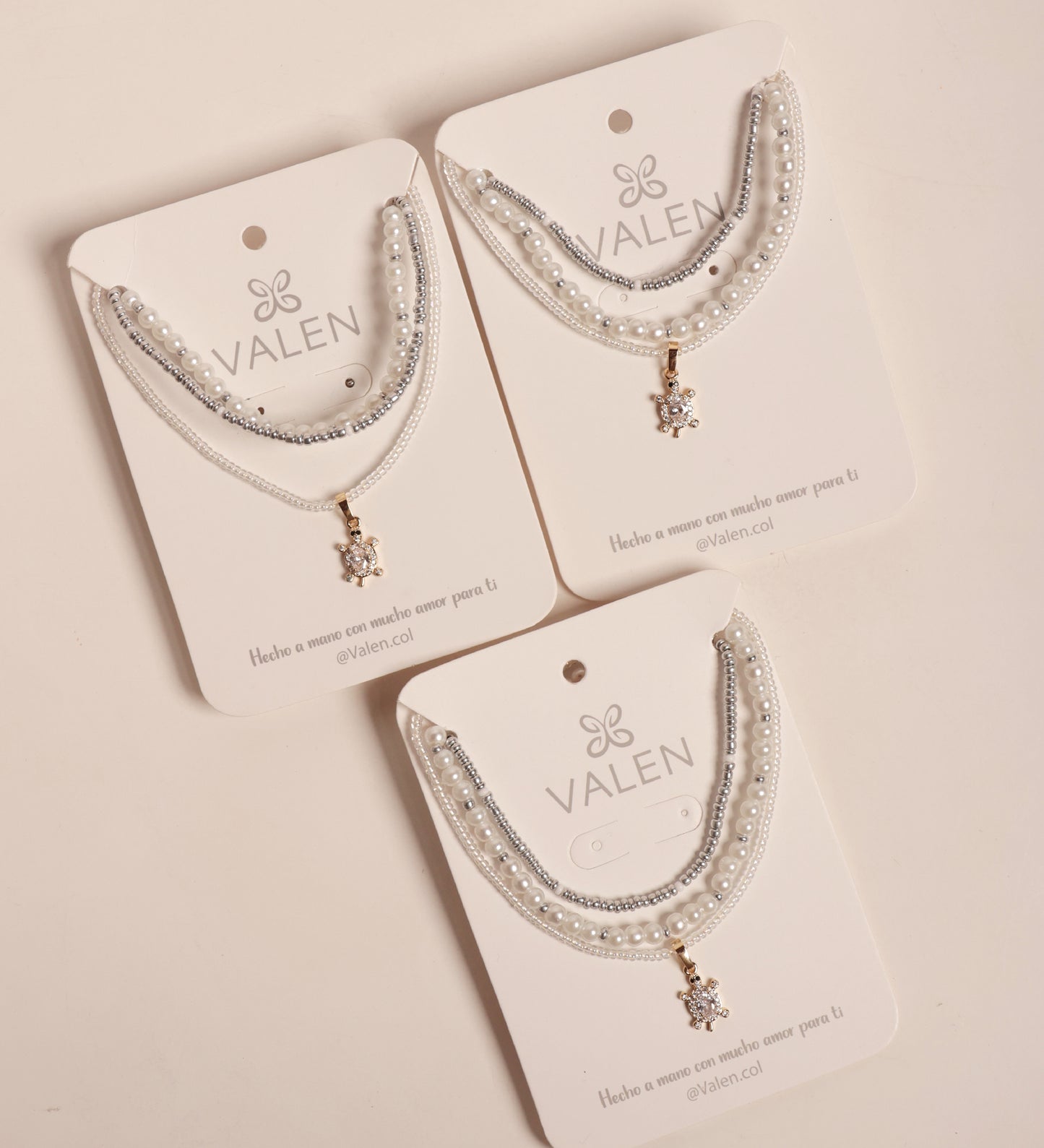 Collar tortuga triple