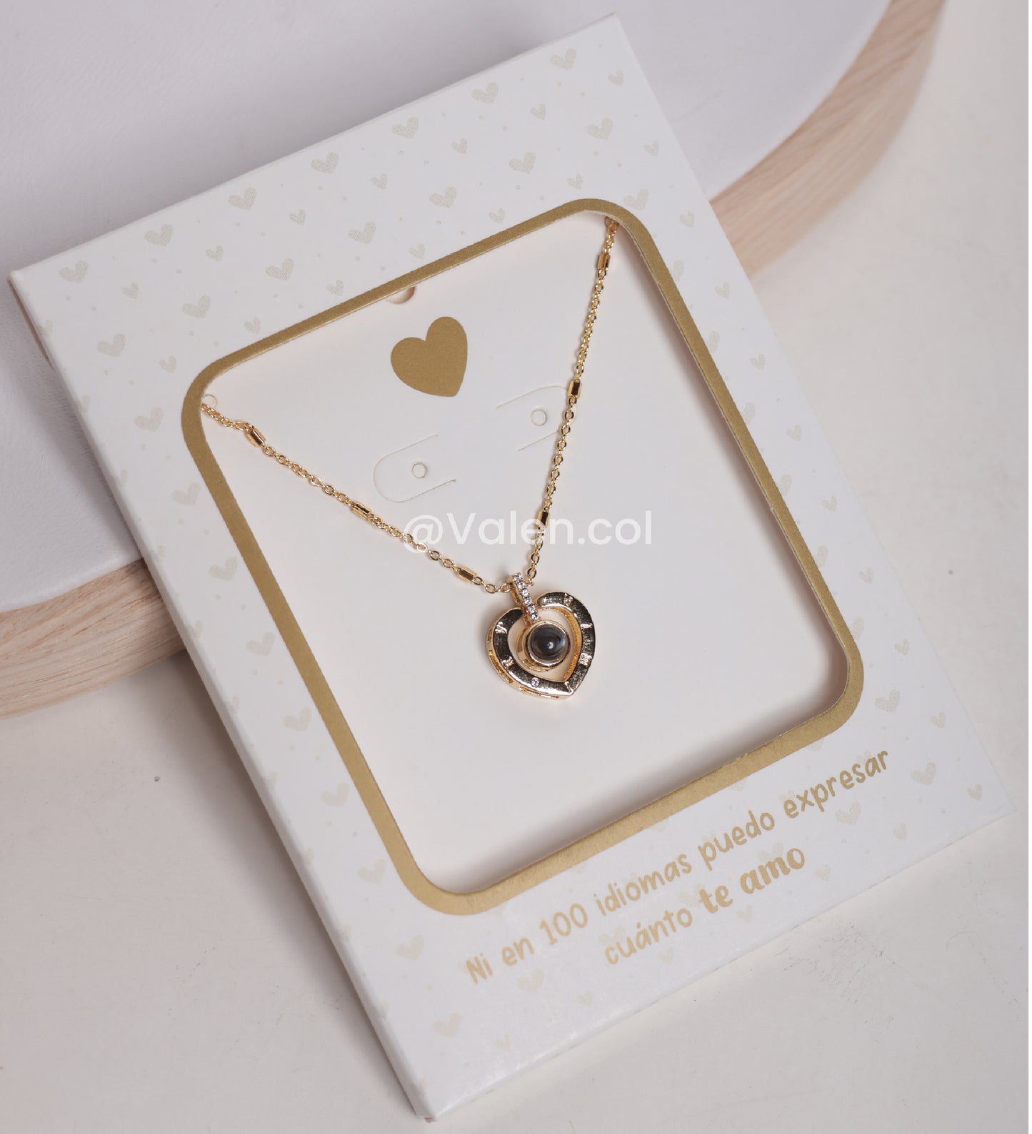 Collar "te amo en 100 idiomas"