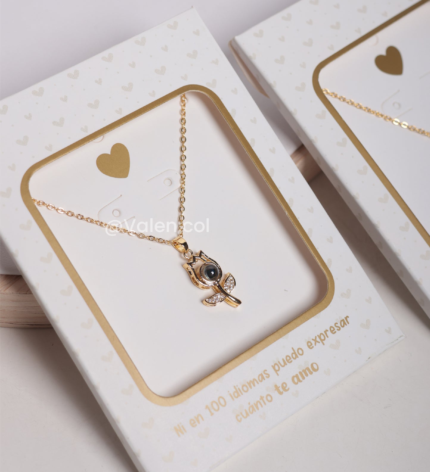 Collar "te amo en 100 idiomas"