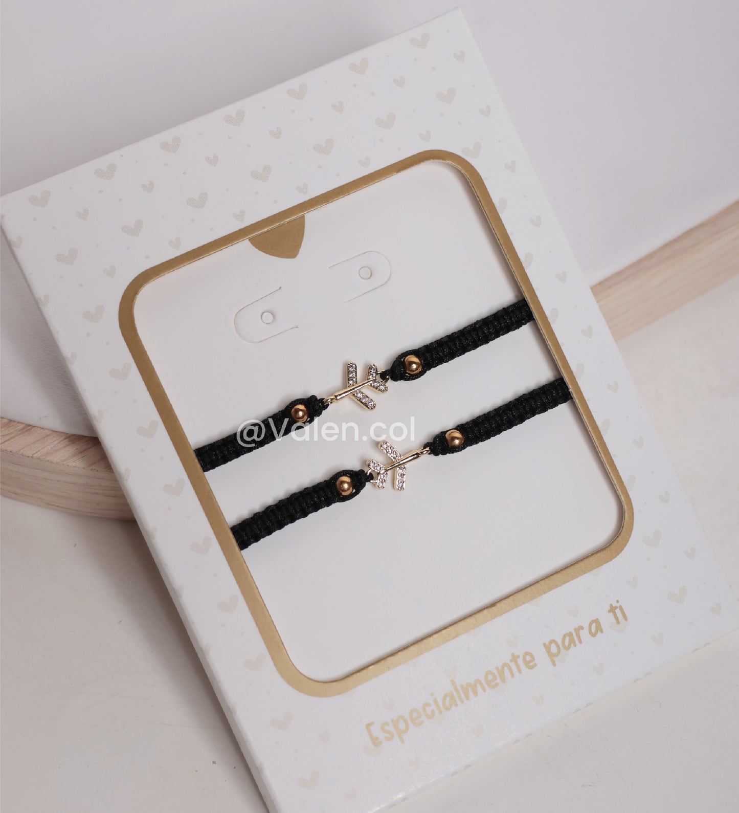 Pulseras dúo avion
