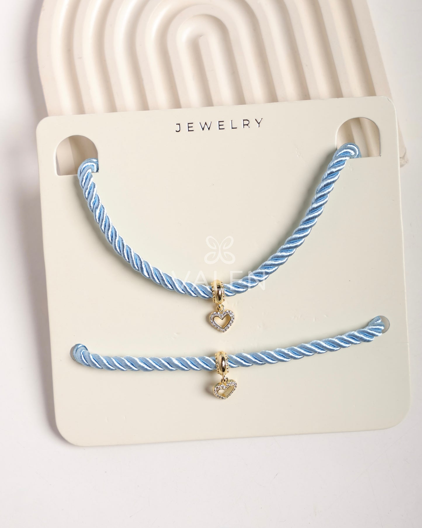 Set collar y pulsera corazón