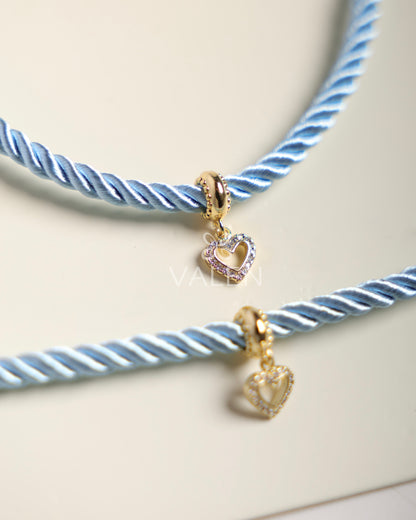 Set collar y pulsera corazón