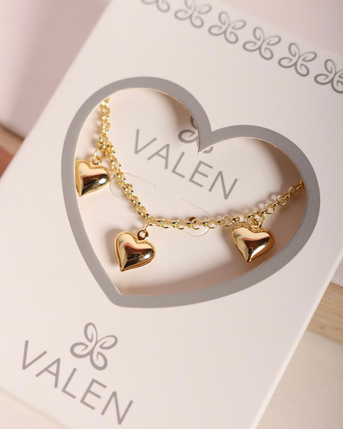 Collar 3 corazones