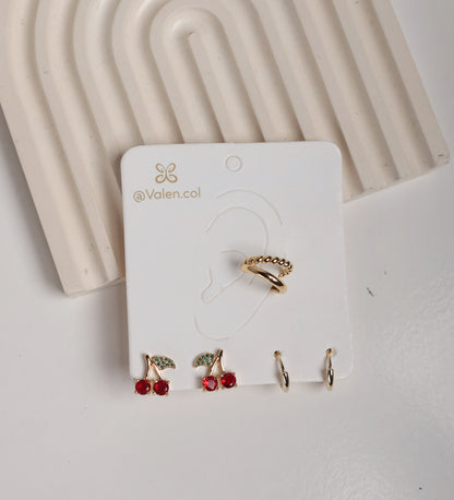 Set trío cereza