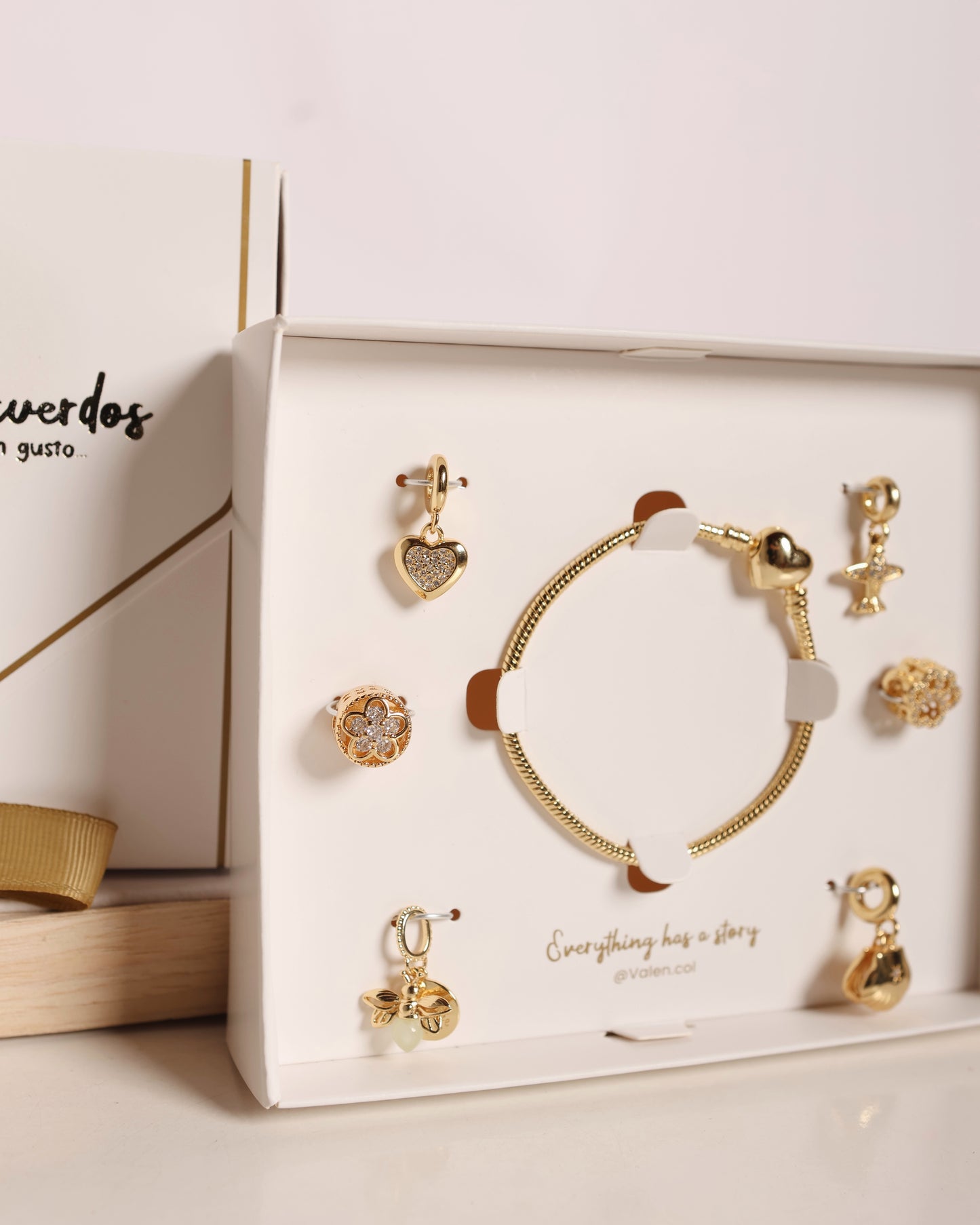 Caja pandora y charms