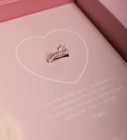 Anillo amor - plata ley 925