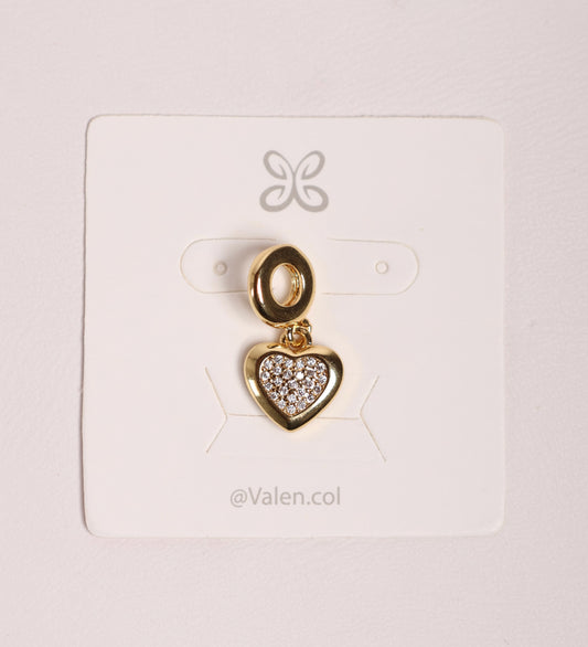 Charm colgante corazón