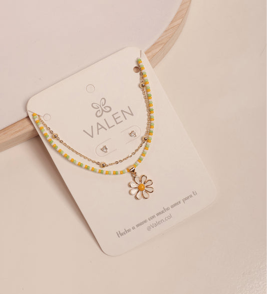 Collar margarita colores