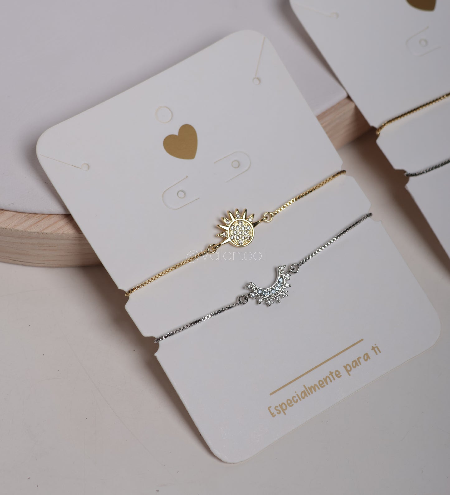 Pulsera dúo sol y luna
